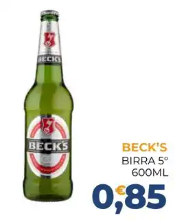 Moderna Beck's birra offerta