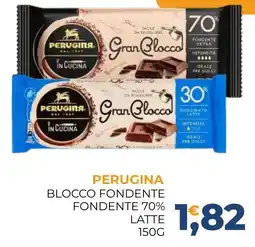 Moderna Perugina blocco fondente fondente 70% latte offerta