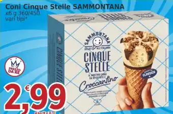 Market Ingross Coni Cinque Stelle Sammontana offerta