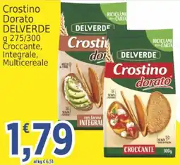 Market Ingross Crostino Dorato Delverde offerta