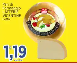 Market Ingross Pan di Formaggio Latterie Vicentine offerta