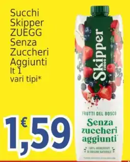 Market Ingross Succhi Skipper ZUEGG offerta
