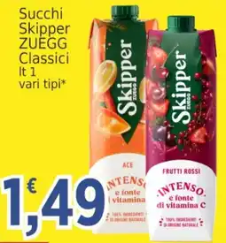 Market Ingross Succhi Skipper ZUEGG Classici offerta