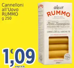 Market Ingross Cannelloni all’Uovo Rummo offerta