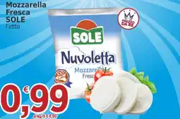 Market Ingross Mozzarella Fresca Sole Nuvoletta offerta