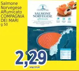 Market Ingross Salmone Norvegese affumicato Compagnia dei Mari offerta