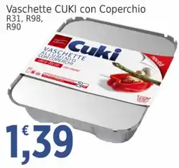 Market Ingross Vaschette Cuki con Coperchio offerta