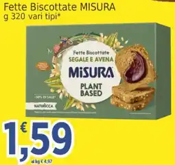 Market Ingross Fette Biscottate Segale e Avena Misura offerta
