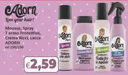 Market Ingross Adorn Mousse, Spray Termo Protettivo, Crema Ricci, Lacca offerta