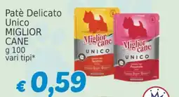 Market Ingross Patè Delicato Unico Miglior Cane offerta