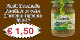 Mercati Alimentari Piselli Bonduelle Barattolo In Vetro offerta