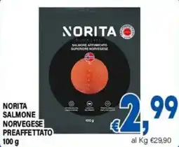 DEM Norita salmone norvegese preaffettato offerta