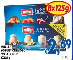 DEM Muller Yogurt cremoso vari gusti offerta