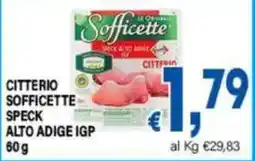 DEM Citterio Sofficette Speck Alto Adige IGP offerta