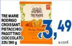 DEM Tre Marie croissant pistacchio/fagottino cioccolato offerta