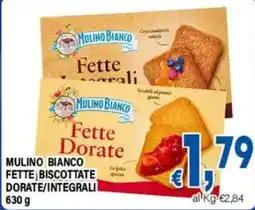 DEM Mulino Bianco Fette Biscottate Dorate/Integrali offerta