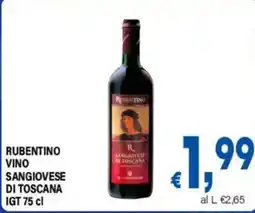 DEM Rubentino vino sangiovese di toscana offerta