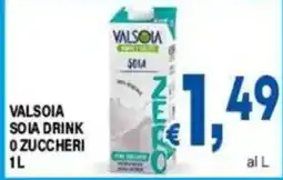 DEM Valsòia soia drink 0 zuccheri offerta