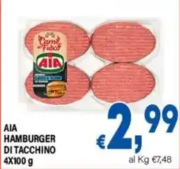 DEM AIA Hamburger di tacchino offerta