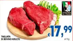 DEM Tagliata di bovino adulto Allevata in Italia offerta
