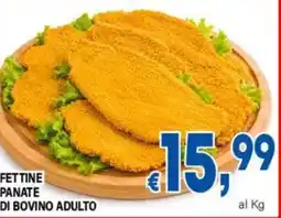 DEM Fettine panate di bovino adulto offerta