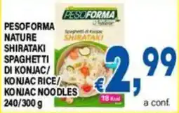 DEM Pesoforma Nature Shirataki Spaghetti di Konjac offerta