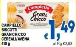 DEM Campiello biscotti gran chicco cereali/avena offerta