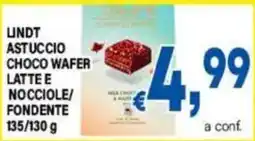 DEM Lindt astuccio choco wafer latte e nocciole/fondente offerta