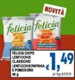DEM Felicia Chips Lenticchie Classiche offerta
