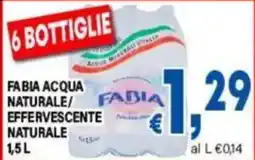 DEM Fabia acqua naturale/effervescente naturale offerta