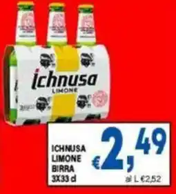 DEM Ichnusa limone birra offerta