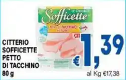 DEM Citterio sofficette petto di tacchino offerta