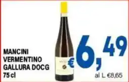 DEM Mancini Vermentino Gallura DOCG offerta
