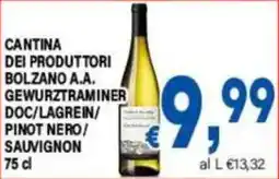 DEM Cantina dei Produttori Bolzano A.A. Gewurztraminer Doc/Lagrein/Pinot Nero/Sauvignon offerta