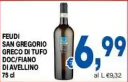 DEM Feudi San Gregorio Greco di Tufo DOC/Fiano di Avellino offerta