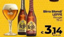 Ipercoop Radenza Birra Blond/LEFFE Rouge offerta
