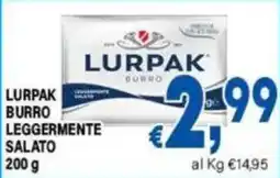 DEM Lurpak burro leggermente salato offerta