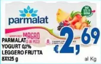 DEM Parmalat Yogurt 0,1% Leggero Frutta offerta