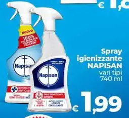 Ipercoop Radenza Spray igienizzante NAPISAN offerta