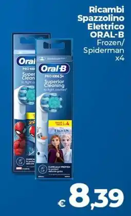 Ipercoop Radenza Ricambi Spazzolino Elettrico ORAL-B offerta