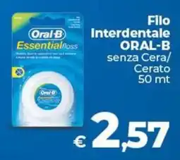 Ipercoop Radenza Filo Interdentale ORAL-B offerta