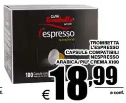 DEM Caffè Trombetta l'espresso arabica offerta