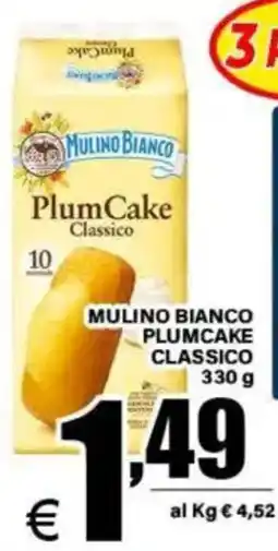 DEM Mulino Bianco PlumCake Classico offerta