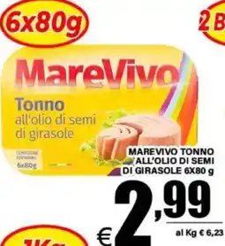 DEM MareVivo Tonno all'olio di semi di girasole offerta