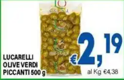 DEM Lucarelli olive verdi piccanti offerta