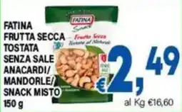 DEM Fatina frutta secca tostata senza sale anacardi/mandorle/snack misto offerta