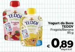 Ipercoop Radenza Yogurt da Bere TEDDY offerta