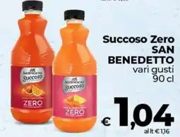 Ipercoop Radenza Succoso Zero San Benedetto offerta