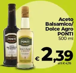 Ipercoop Radenza Aceto Balsamico/ Dolce Agro Ponti offerta