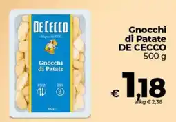 Ipercoop Radenza Gnocchi di Patate DE CECCO offerta